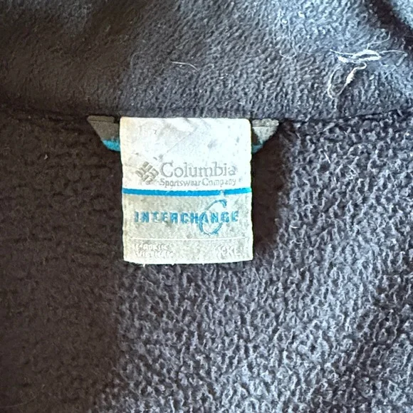 Columbia Navy Full-Zip Fleece Jacket - Picture 2 of 4